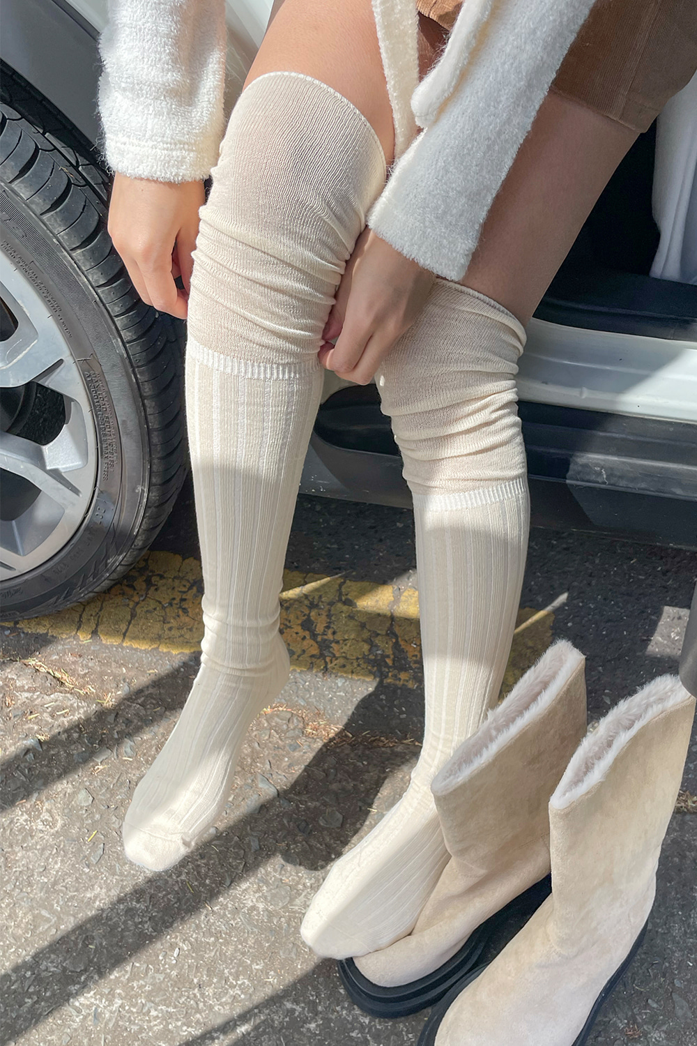 layered knee socks (5colors)